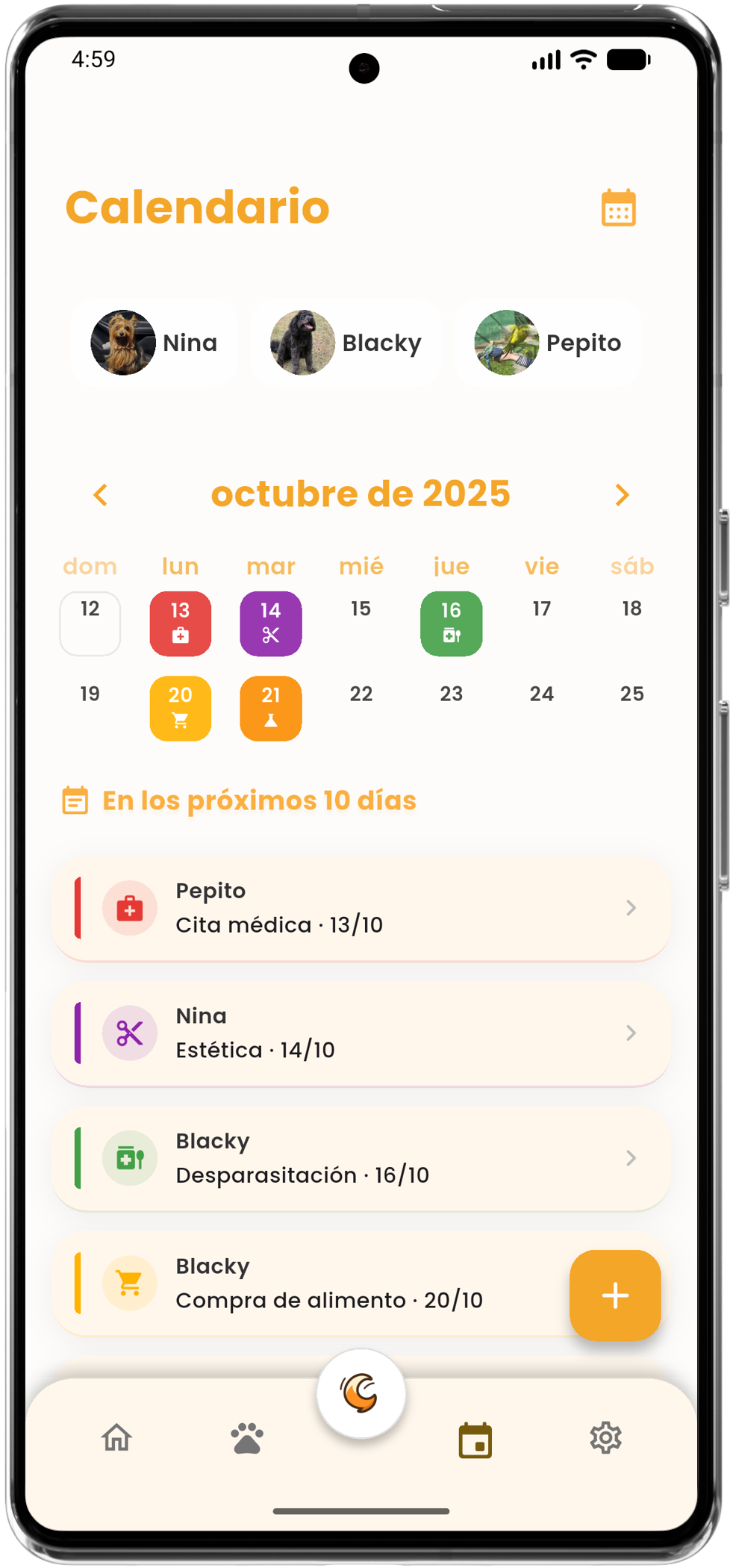 Calendario QuickyTail